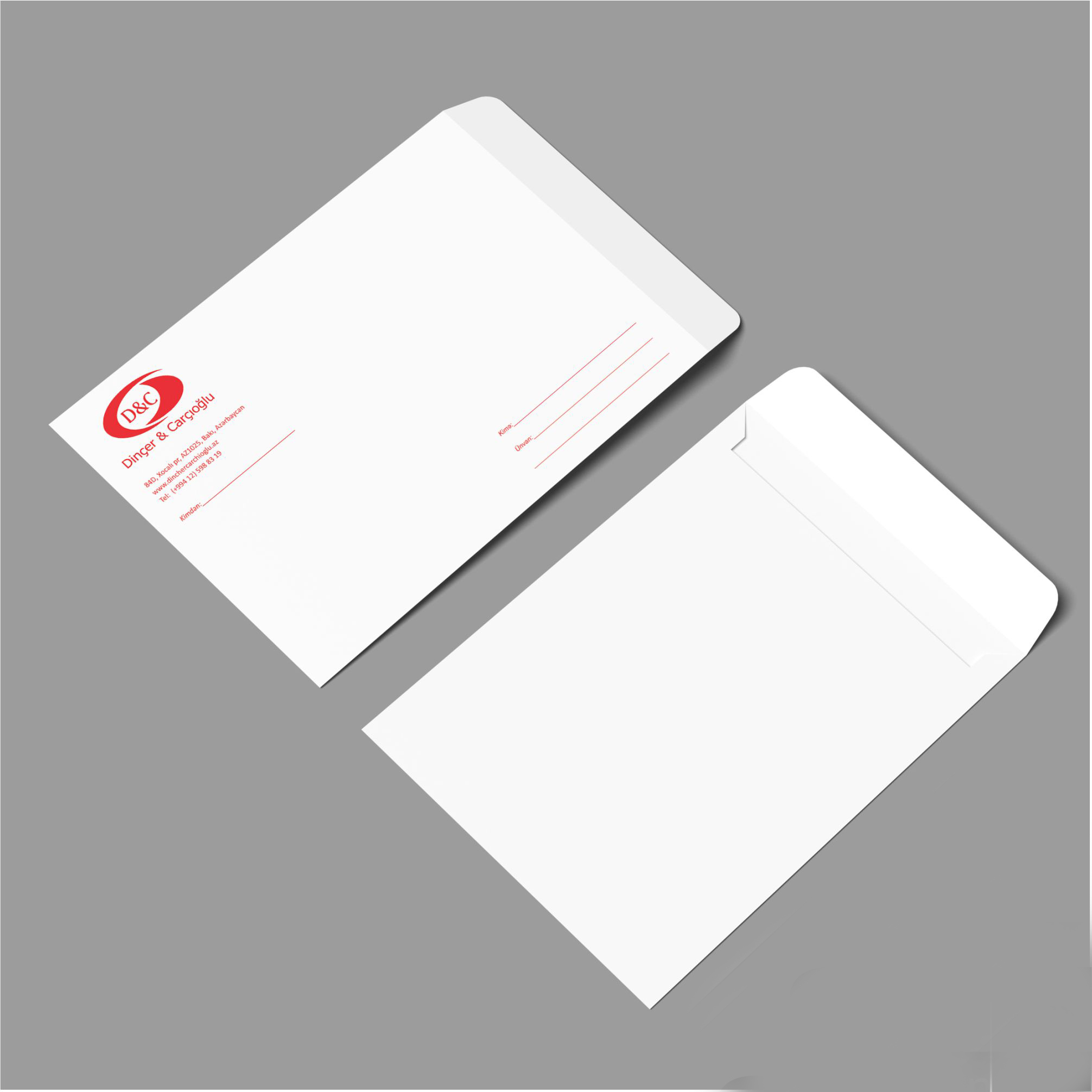 Zərf A5 / birrəngli çapla