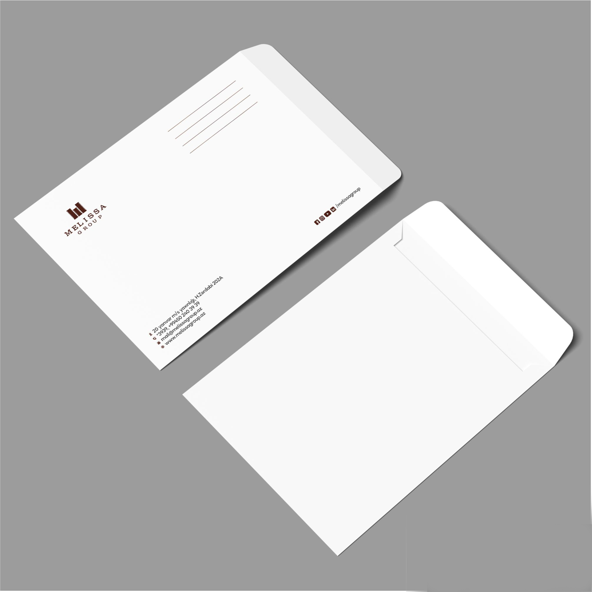 Zərf A4 / birrəngli çapla